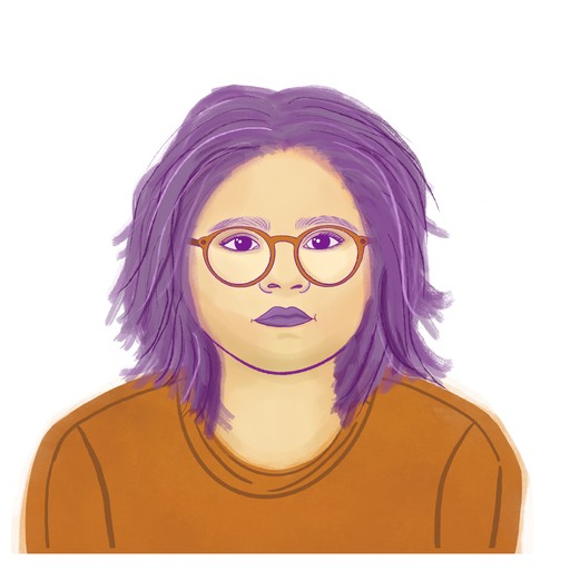 Illustrated portrait of Alina Ponce