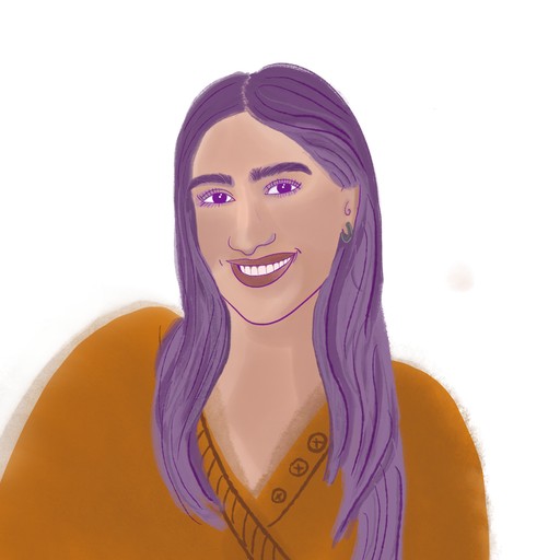 Illustrated portrait of Kanushka Sharma