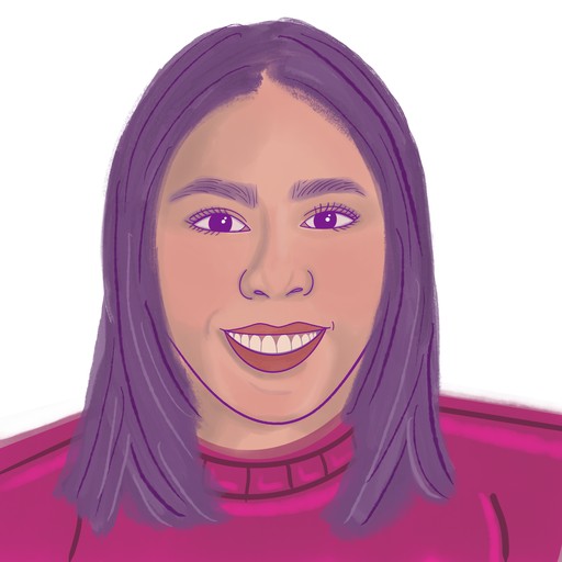Illustrated portrait of Paulina Palomares