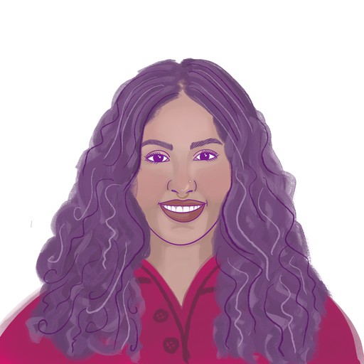 Illustrated portrait of Vida Carranza