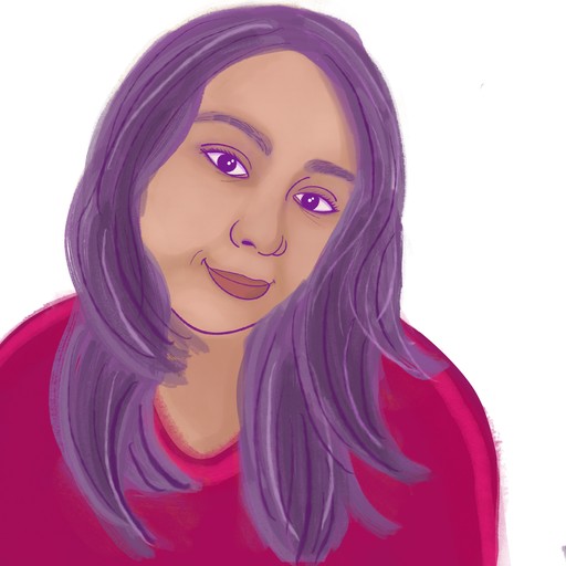 Illustrated portrait of Viridiana Hernandez